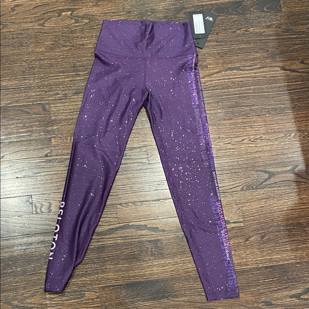 NWT WiTH Peloton Glitter legging
